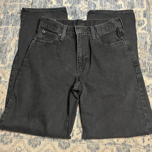 Levi's Straight Black Jeans Women's Sz 26 x 31 - Picture 2 of 8